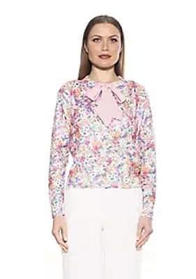 Alexia Admor Calix Print Knitted Cardigan