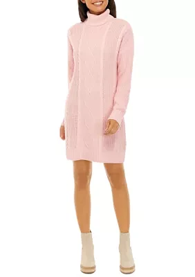 Women's Turtleneck Sweater Dress