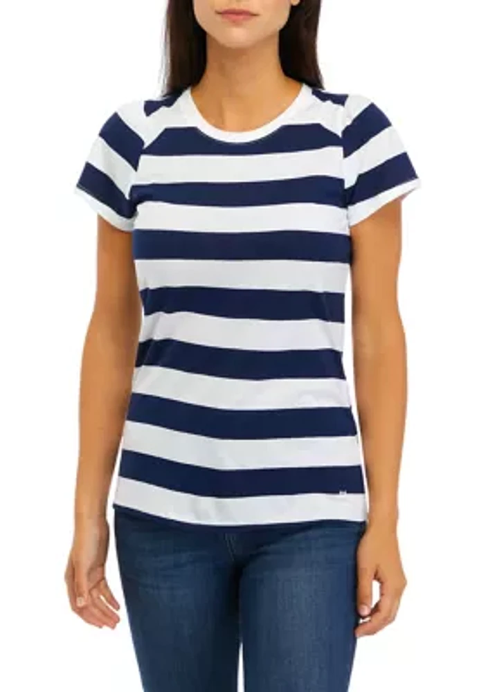 Women's Short Sleeve Striped T-Shirt