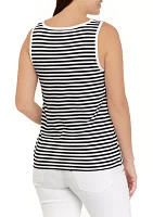 Women's Smocked Shoulder Printed Tank Top