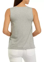 Women's Smocked Shoulder Tank Top