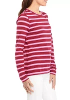 Women's Striped Long Sleeve T-Shirt