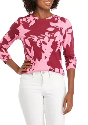 Women's Long Sleeve Printed T-Shirt