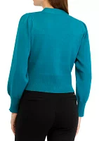 Women's Solid V-Neck Cardigan