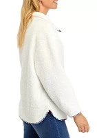 Women's Long Sleeve Sherpa Pullover