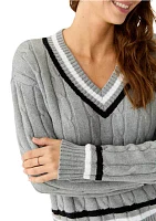 Women's Varsity Knit Sweater