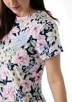 Women's Printed Midi Shirtdress