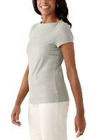 Women's Short Sleeve Boat Neck T-Shirt