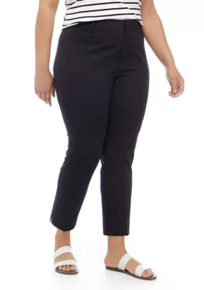 Plus Cary Fly Front Bi-Stretch Pants