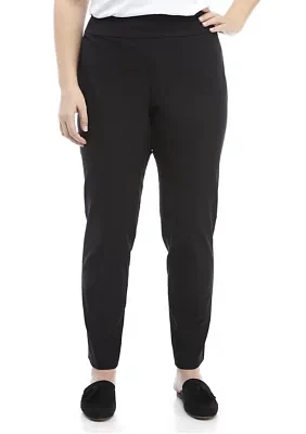 Plus Ashley Bi Stretch Pull On Pants