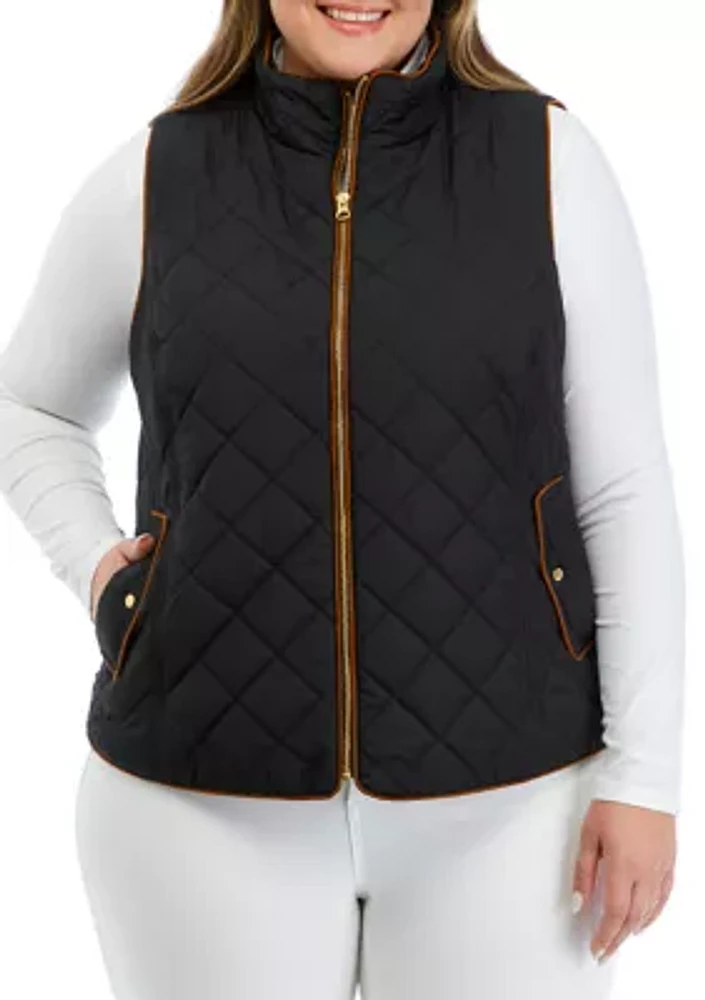 Plus Quilted Vest