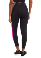 Women's Balance Compression Super High Waist 7/8 Color Block Leggings