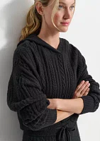 Women's Cozy Cable Sweater Hoodie