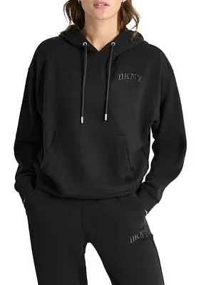 Varsity Embroidered Logo Hoodie