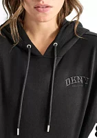 Varsity Embroidered Logo Hoodie