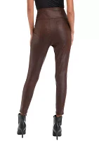 Petite Faux Leather Leggings