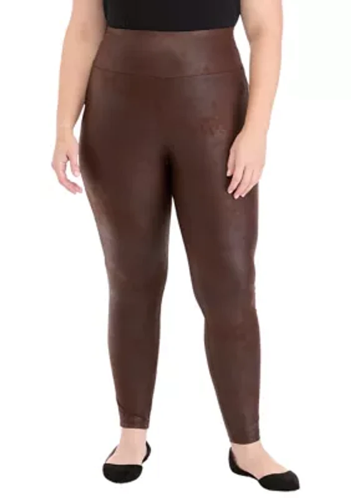 Plus Faux Leather Leggings