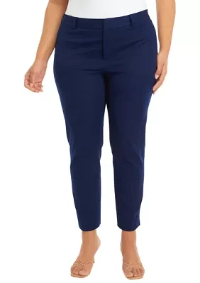 Plus Bi Stretch Fly Front Pants