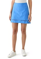 Women's Crochet Trim Skort