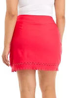 Plus Millennium Ric Rac Trim Skort