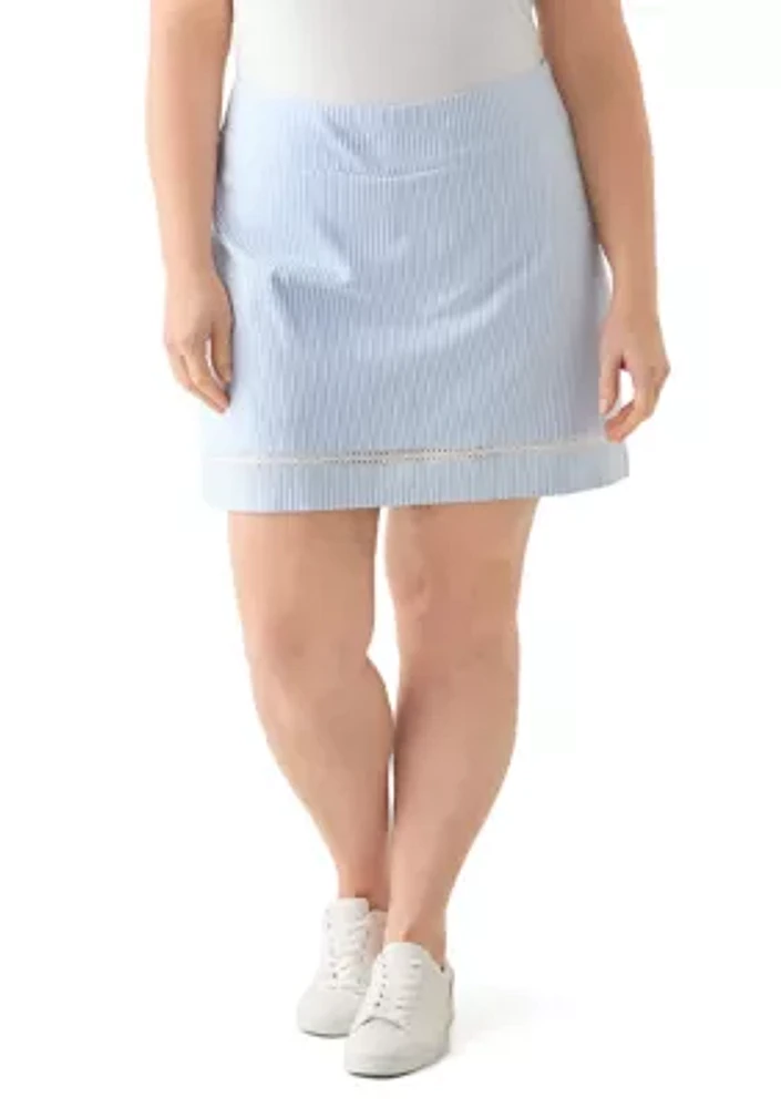 Plus Mill Crochet Trim Skirt