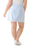Plus Mill Crochet Trim Skirt