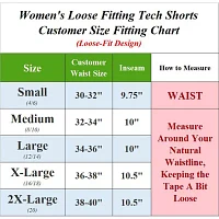 Women's Loose Fit Tech Fleece Jogger Sweat Lounge Shorts With Long Zipper Side Pocket