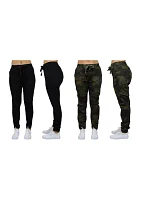 Women's Basic Stretch Twill Joggers (2 Pack)