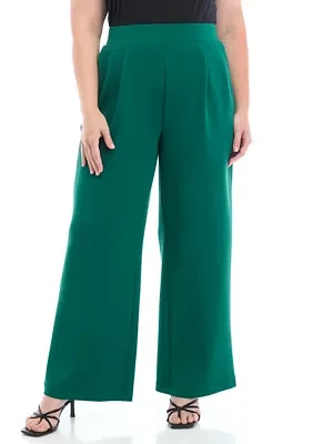 Plus Yummy Wide Leg Pants