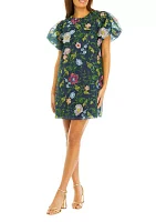 Women's Floral Organza Dress