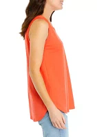 Women's Scoop Neck Baby Terry Tank Top