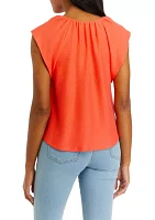 Women's Flutter Sleeve Nikki Knit Top