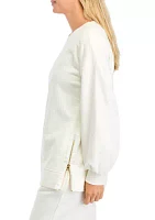 Long Sleeve Side Zip Tunic