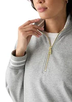 Long Sleeve Zip Henley Pullover