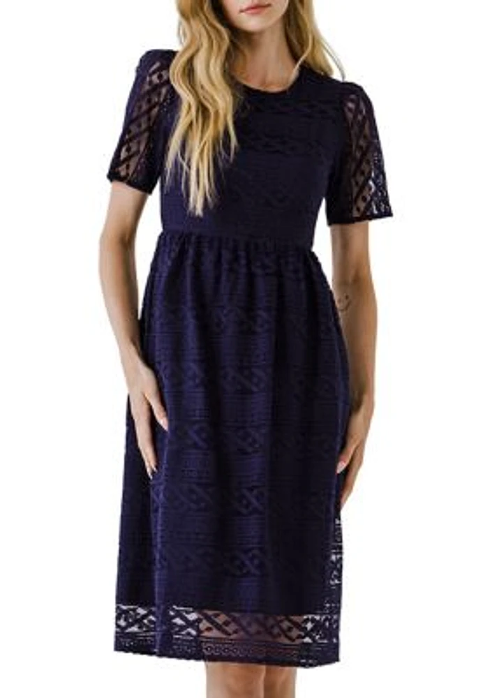 Lace Midi Dress