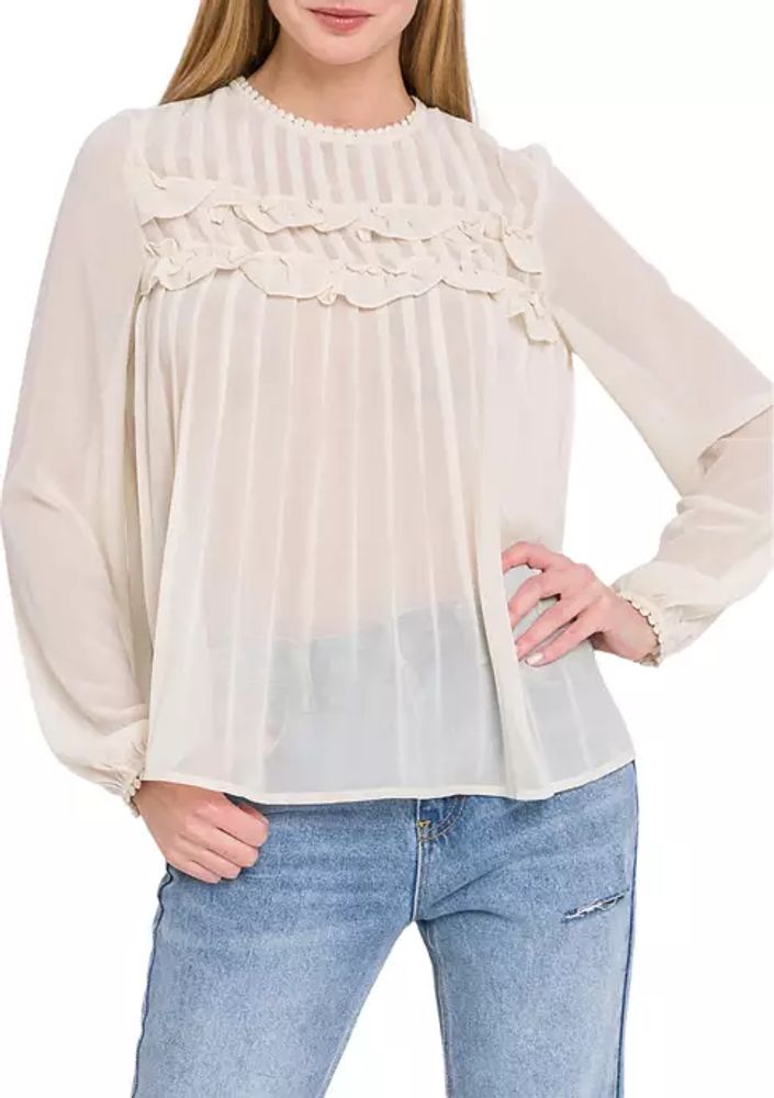 belk white blouses