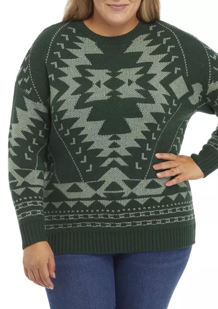 Belk Plus Tribal Crew Sweater | The Summit