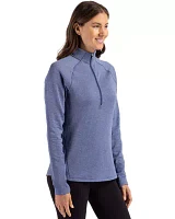 Cutter & Buck Peshastin Eco Fleece Recycled Womens Half Zip Pullover