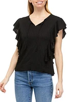 Women's Framed Ruffle T-Shirt