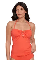 Beach Club Solid Bandini Swim Top