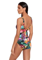 Over the Shoulder Ring One Piece Swimsuit