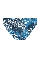 Printed Hipster Swim Bottoms