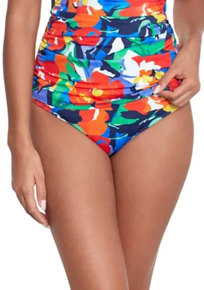 Print Hipster Swim Bottoms