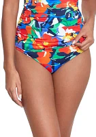 Print Hipster Swim Bottoms