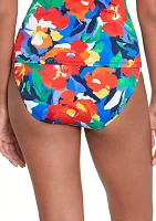 Print Hipster Swim Bottoms