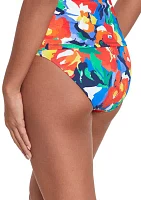 Print Hipster Swim Bottoms