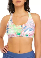 Tropical Print Swim Bra