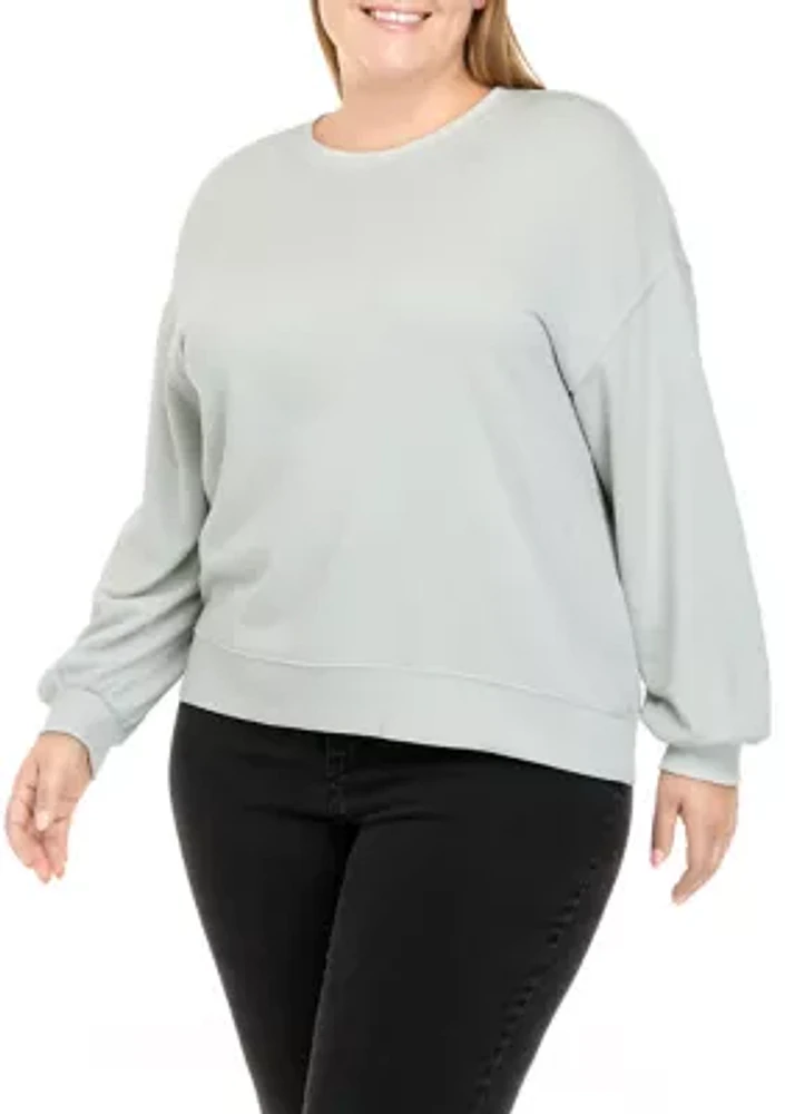 Plus Long Sleeve Sweatshirt