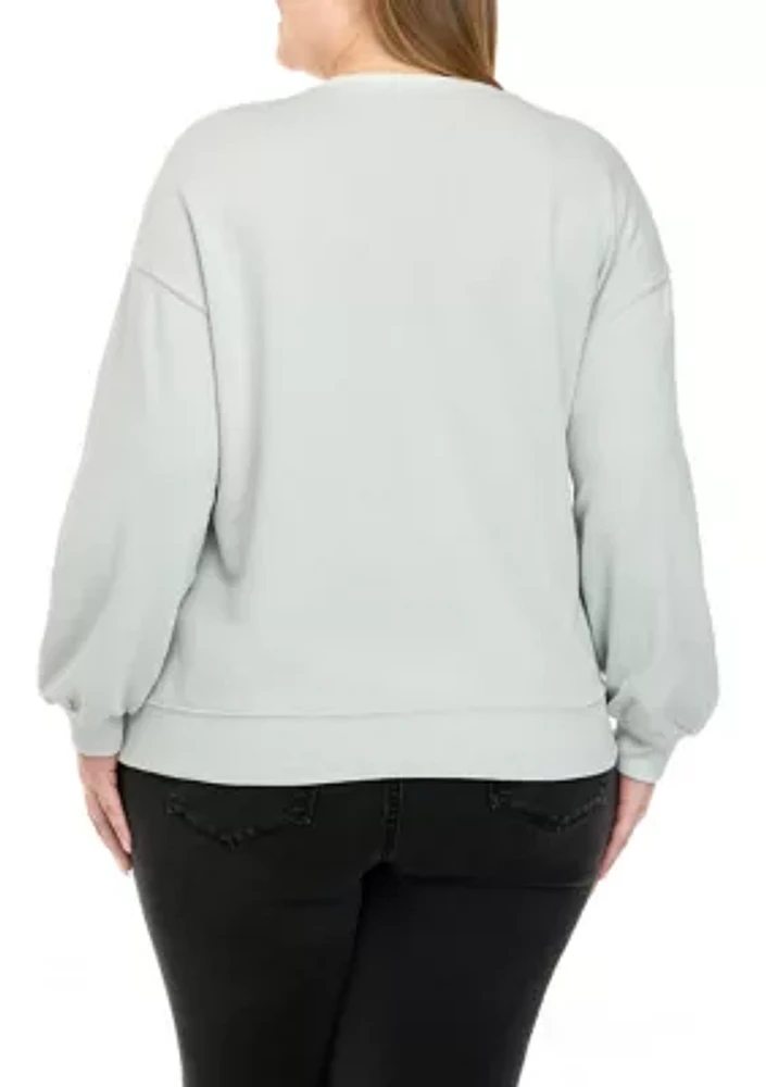 Plus Long Sleeve Sweatshirt