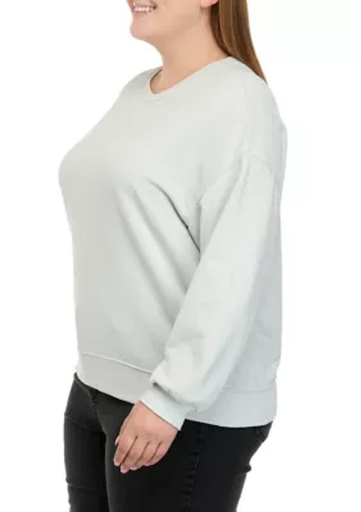 Plus Long Sleeve Sweatshirt